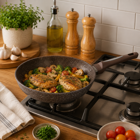 Fry Pan 28cm Browm