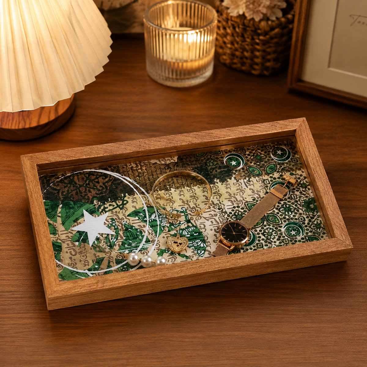 Sitara Wooden Tray Small PK