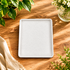 Rectangular Plate White 13"
