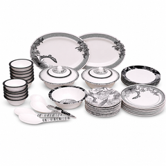 6 Person 30 Pcs Black Forest Dinner Set