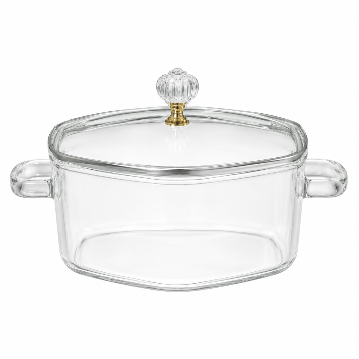 Glass Cooking Pot with Lid | Glass Cooking Pot