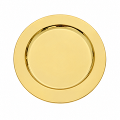 1 Pc Golden Charger Plate
