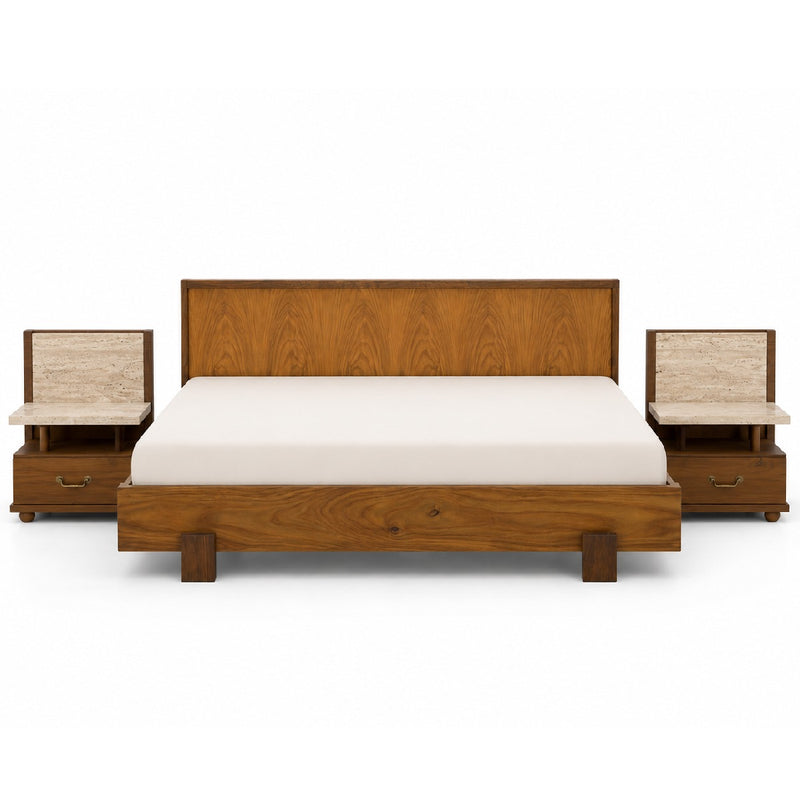 Earth Line King Size Bed