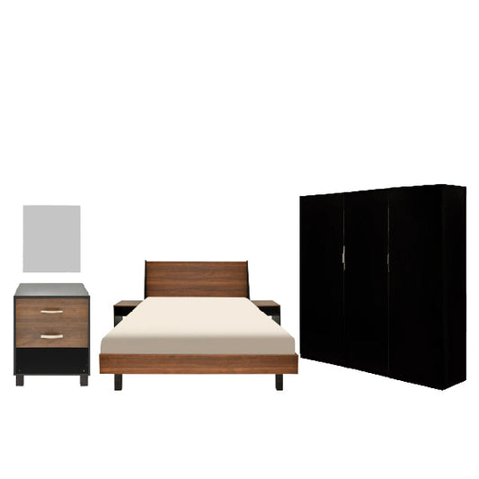Savior - Bed, Dresser & 3 Door wardrobe