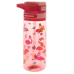 Kids’ Water Bottle with Straw – 600ml Flip‑Top Leak‑Proof Design (Pink, Black, Blue)