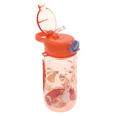 Kids’ Water Bottle with Straw – 500ml Flip‑Top Leak‑Proof Design (Dark Blue, Light Blue, Pink)