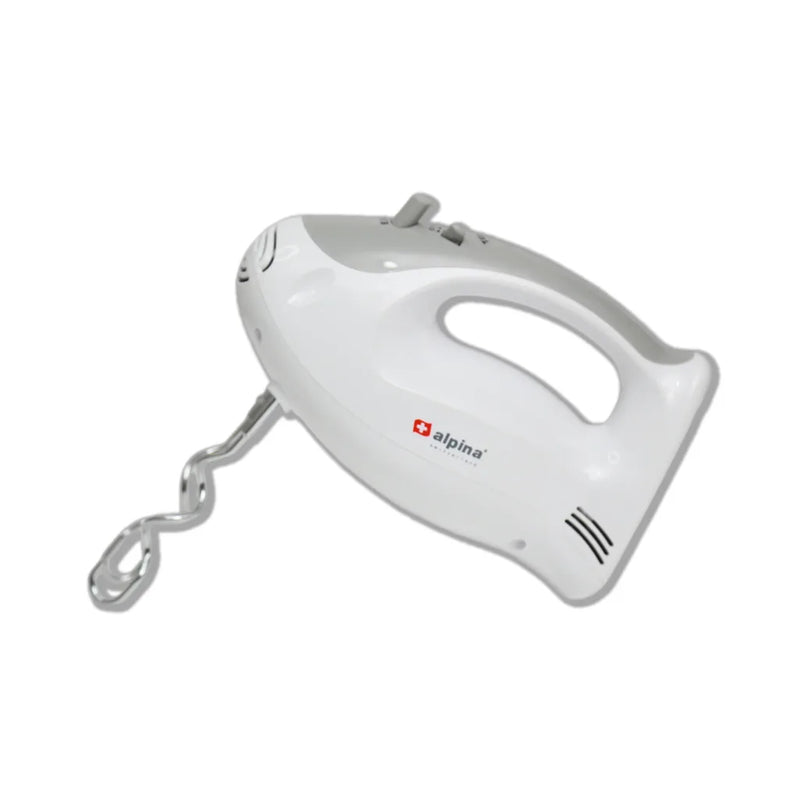 Alpina Hand Mixer 200W with Multiple Speeds, Beaters & Dough Hooks – Compact Electric Mixer (SF-1010) - Habitt