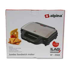 Jumbo Sandwich Maker BLACK SF-2502-SB