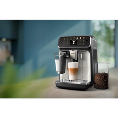 Philips Series 4400 Fully Automatic Espresso Machine – EP4446/70 | Premium Bean-to-Cup Coffee Maker
