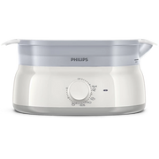 Philips Daily Collection Food Steamer 900W with 3-Tier Baskets, Egg Rack & Rice Bowl (HD9125/90) - Habitt