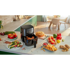 Philips 3000 Series Airfryer L with Rapid Air Technology – Digital Oil-Free Fryer (HD9252/91)