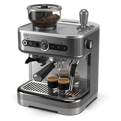 Philips Barista Brew PSA3228/01 Semi-Automatic Espresso Machine – 15-Bar Pump, Built-In Grinder, PID Control & Classic Milk Frother