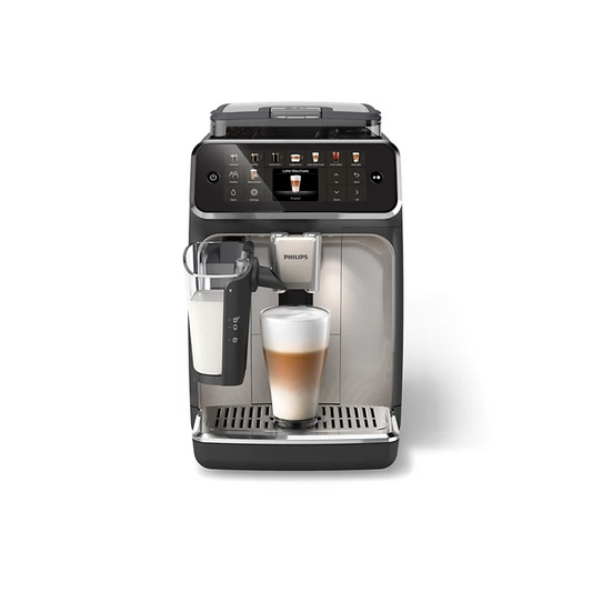 Philips Series 5500 Fully Automatic Espresso Machine with LatteGo & Silent Brew – 20 Coffee Recipes (EP5547/90)