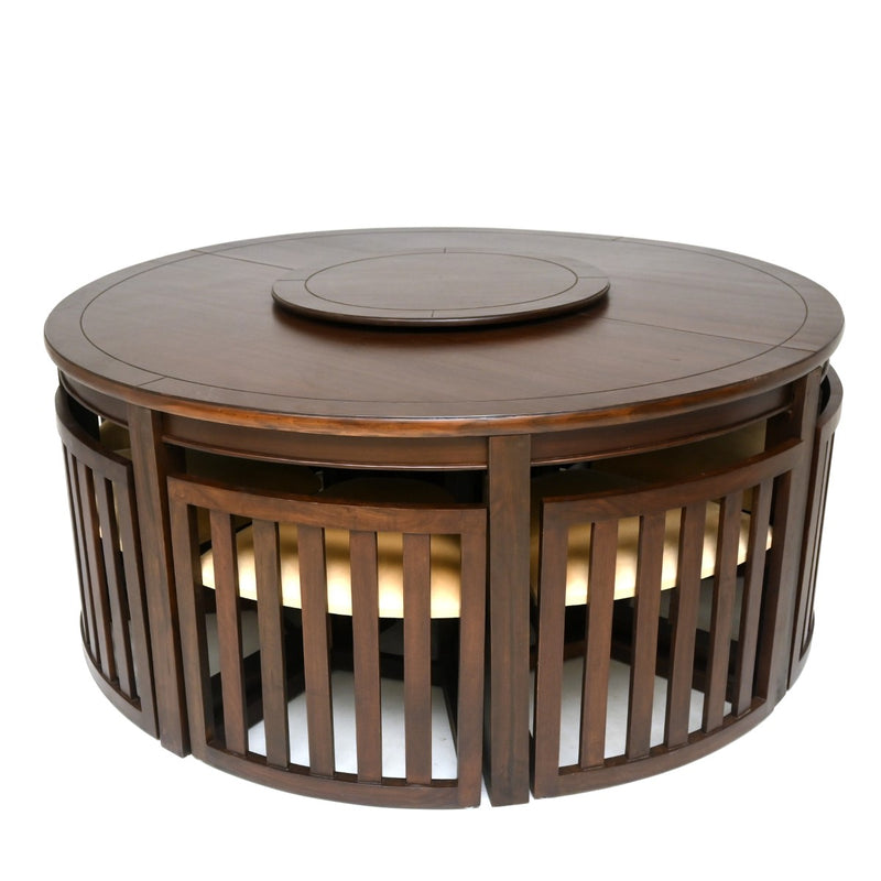 William 8 Person Dining Table Brown