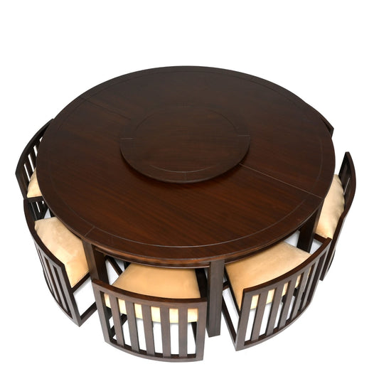 William 8 Person Dining Table Brown