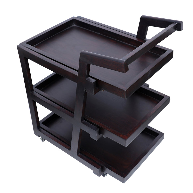 3 Step Ferdy Tea Trolley (Sheesham) - Habitt