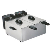 SS.Deep Fryer Twin Bowl F-4008 - Alpina - Habitt