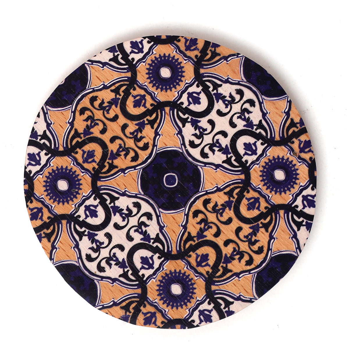 Blue Abstract Coaster