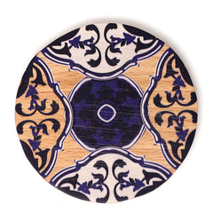 Blue Abstract Coaster