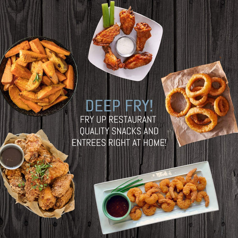 SS.Deep Fryer Twin Bowl F-4008 - Alpina - Habitt