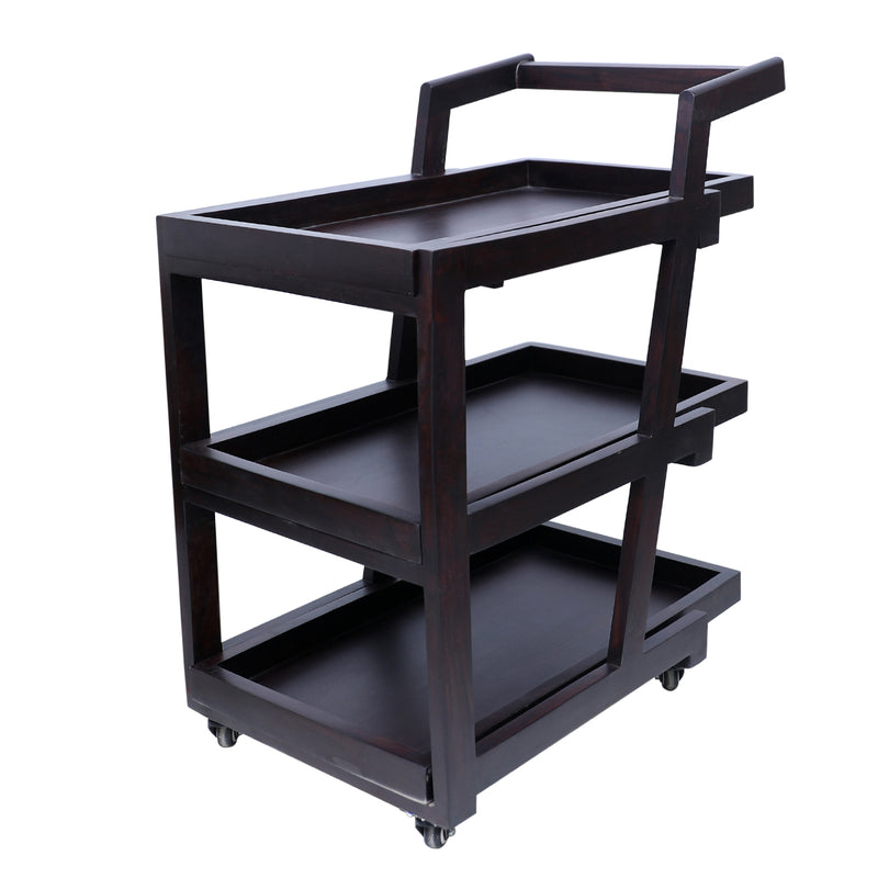 3 Step Ferdy Tea Trolley (Sheesham) - Habitt
