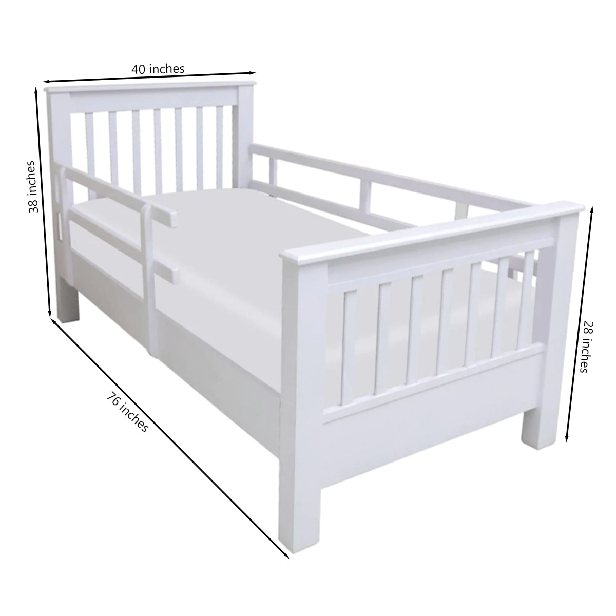 Artist Bed Single Bed White