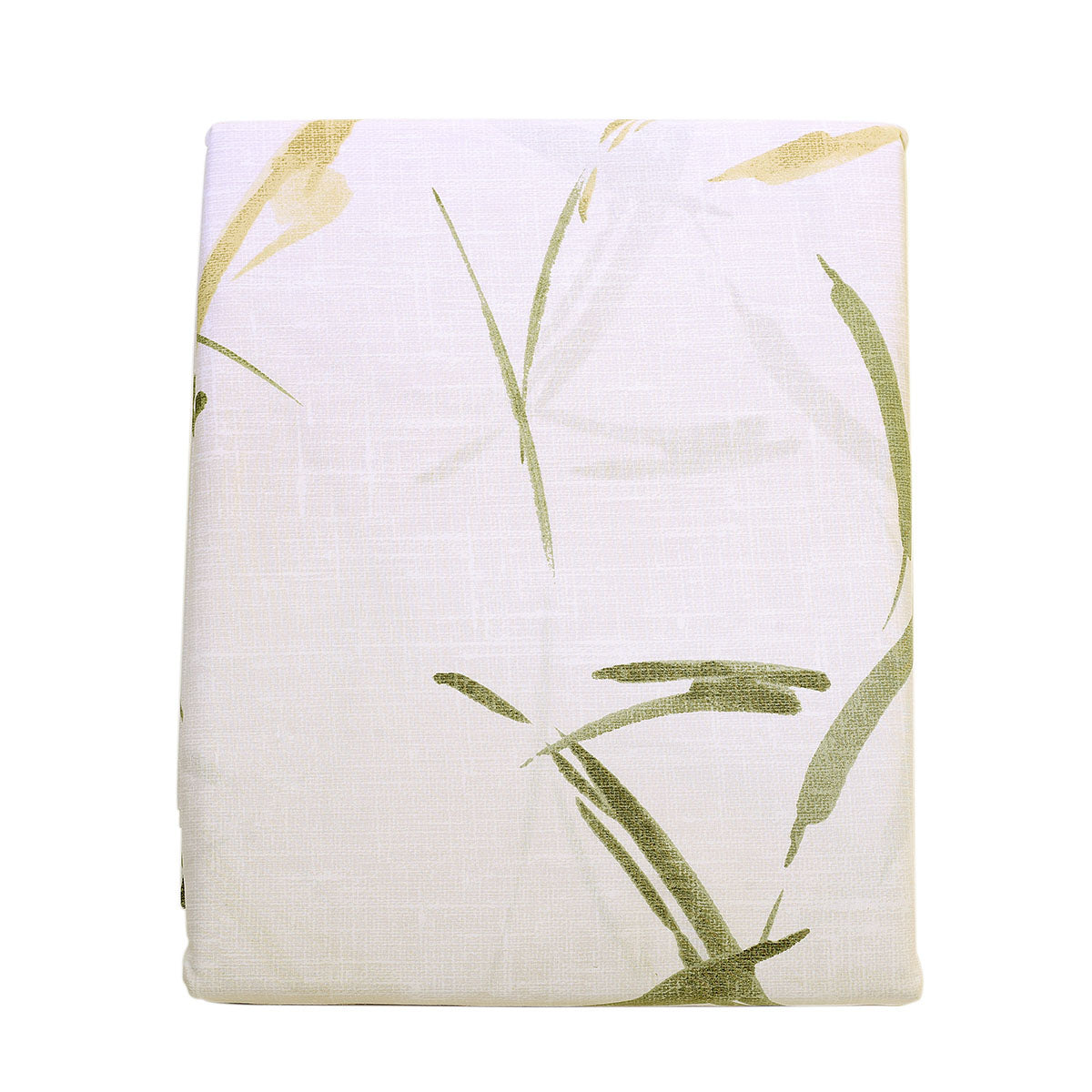 Leafy White Double Bed Sheets 96x102 - Habitt