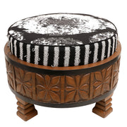 Looped woven Ottoman