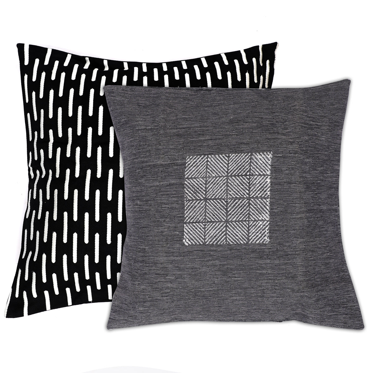 BLURRED LINES CUSHION COVER 2Pc 18x18
