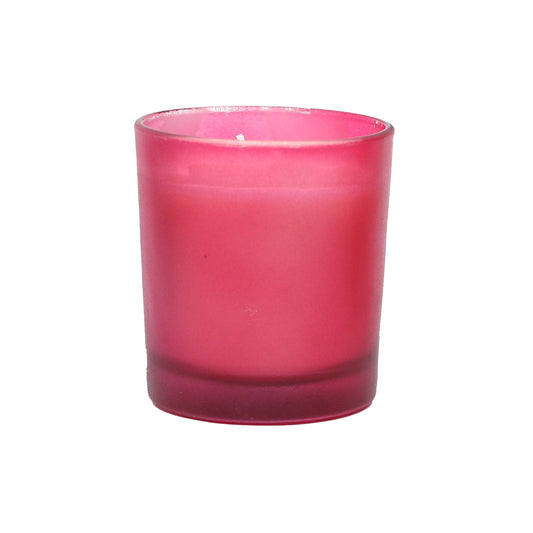 Glass Jar Candle Mughal Pink - Habitt