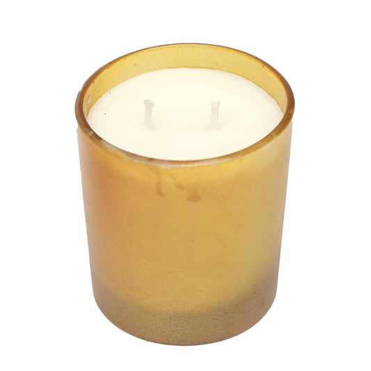Glass Jar Candle Mughal Gold - Habitt