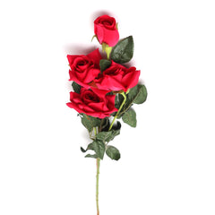 Rose Flower Stick.Nylon+Plastic.red..RF08