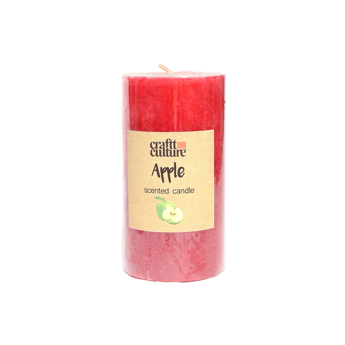 Pillar Candle Round Apple (2x4)
