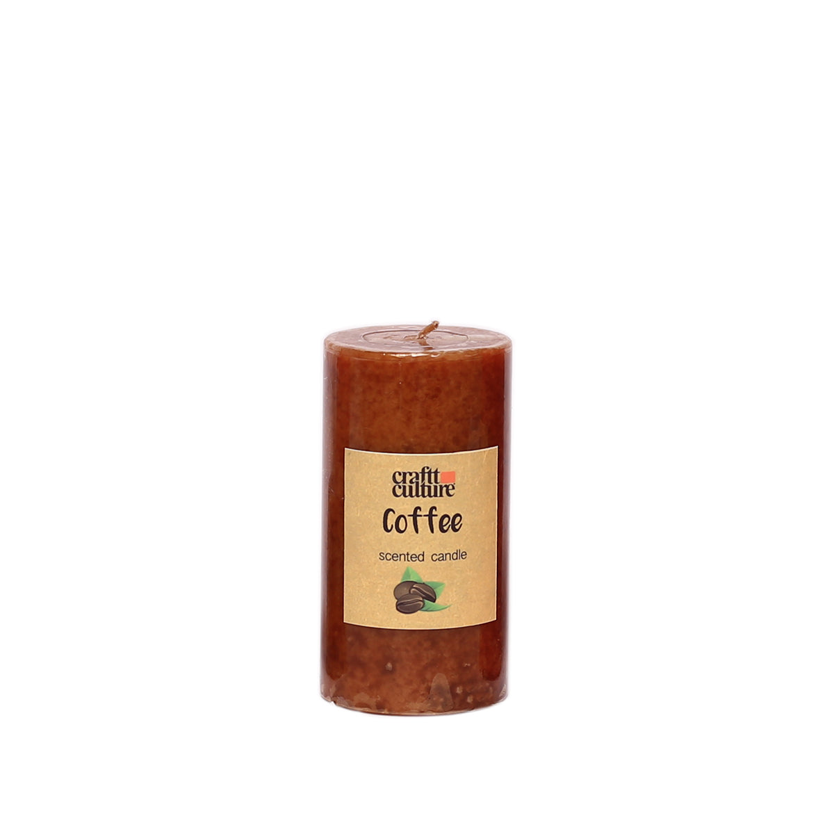 Pillar Candle Round Coffee (2x4)