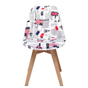 Gigma Magazine W/Fabric Chair, Set of 02