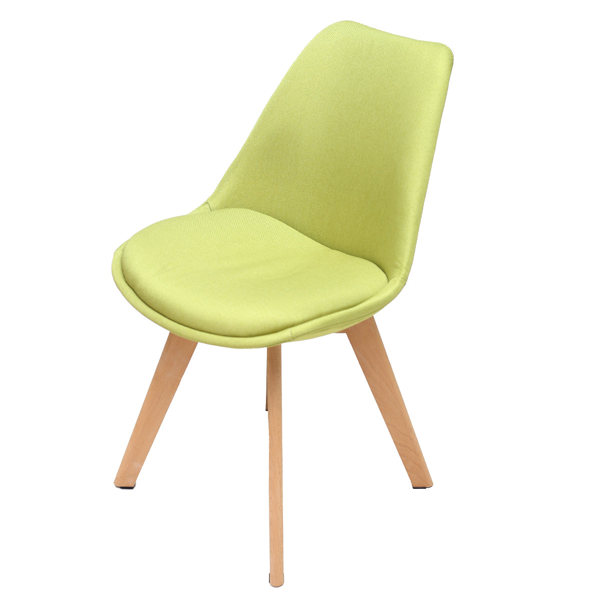 Gigma Light Green W/Fabric Chair, Set of 2