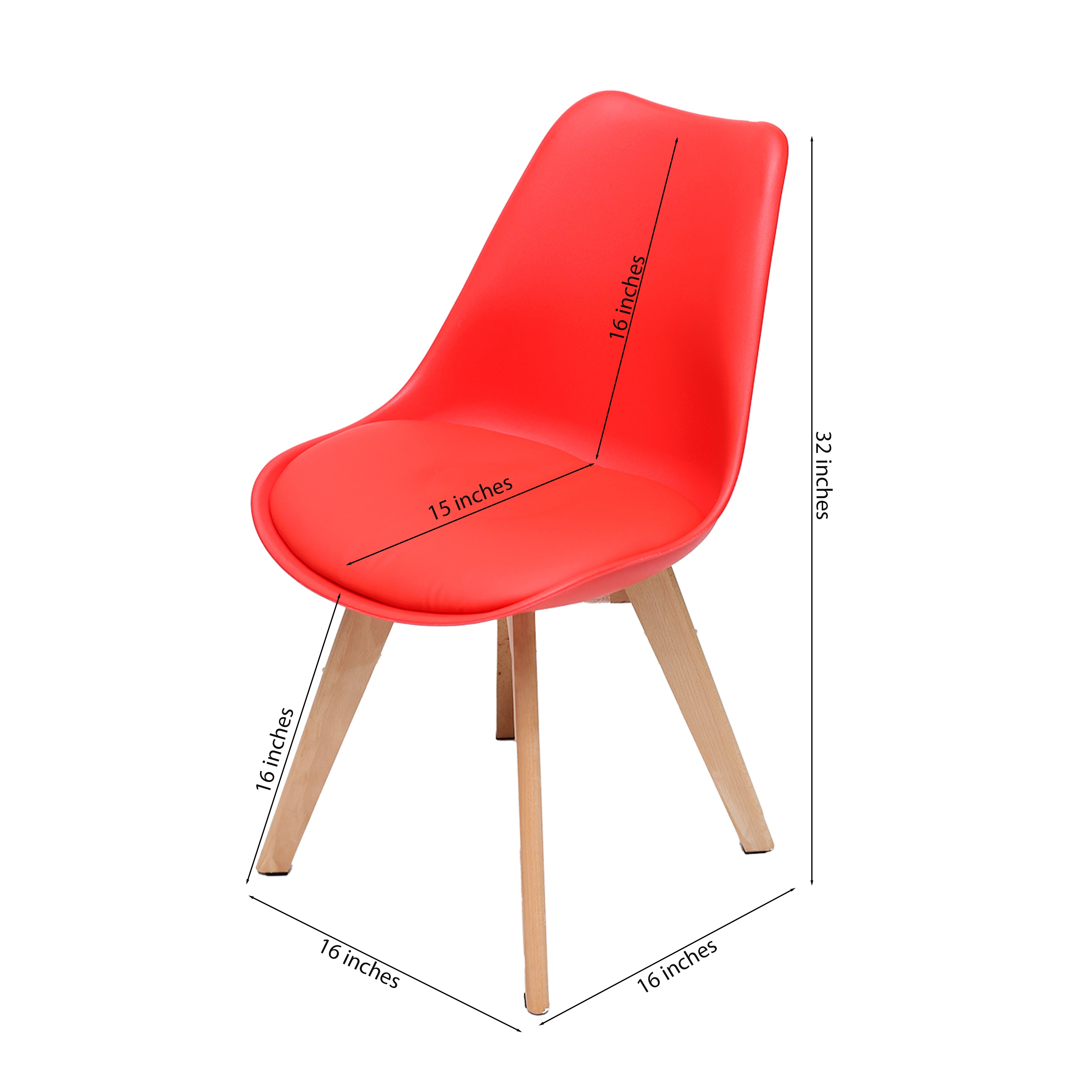 Gigma Red Chair Set of 2