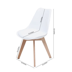 Gigma White Chair, Set of 2