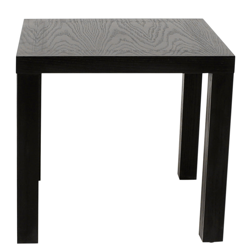 Honey Comb Black Side Table