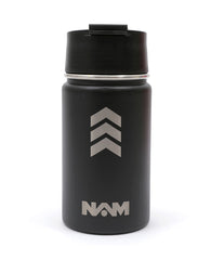 Travel Coffee Flask Metal Black 350ml