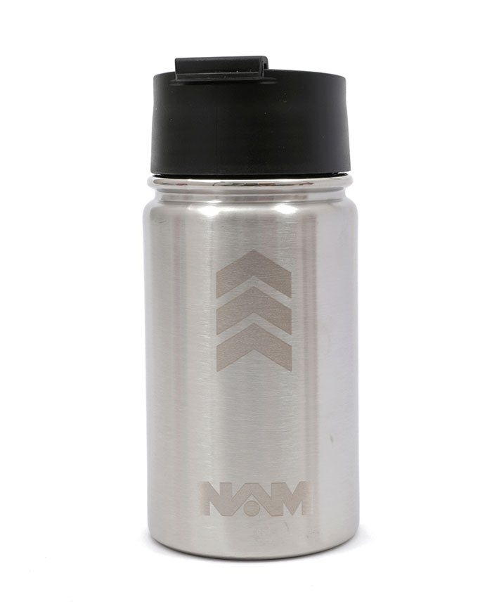 Travel Coffee Flask Metal Silver 350ml