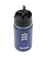 Travel Coffee Flask Metal Navy Blue 350ml