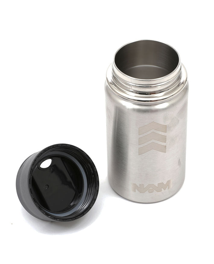 Travel Coffee Flask Metal Silver 350ml