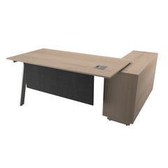 Office Furniture - Manager Desk with Side Rack - DYNAMIC SERIES