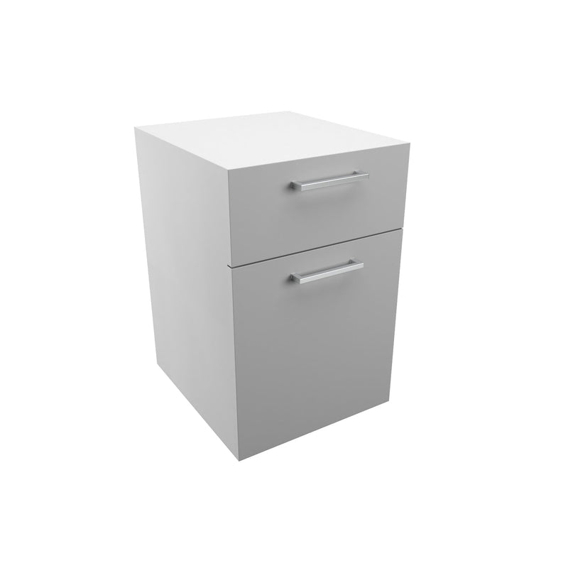 Office Furniture - Mobile Box 1 Drawer & 1 Shutter - PLEIN SERIES - Habitt