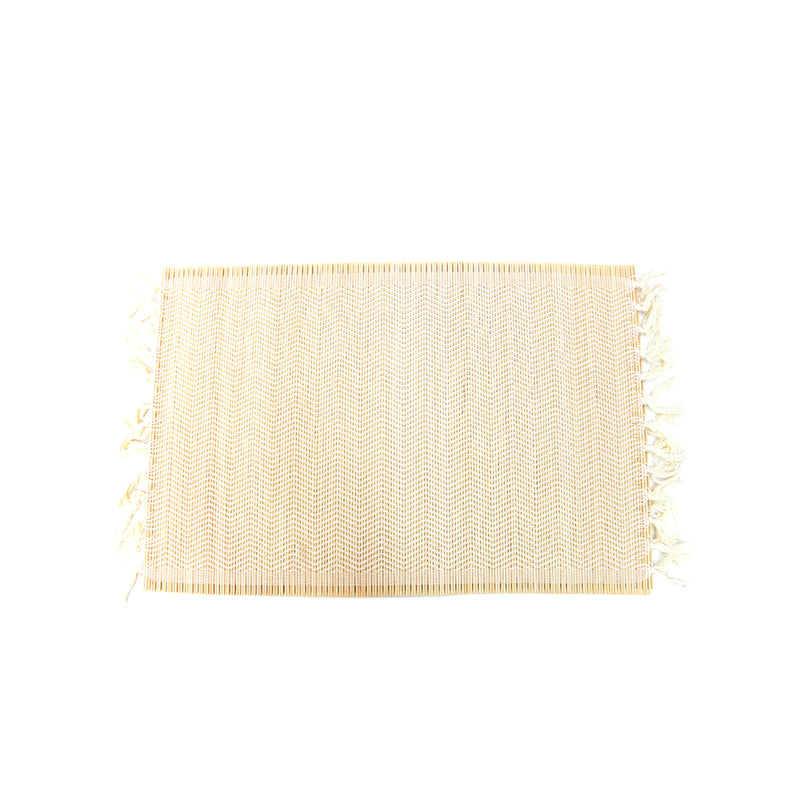 Bamboo Placemats White (13x19) - Habitt