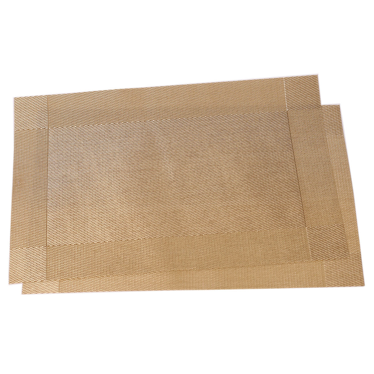 2Pcs Placemat Set.Golden..12710-3