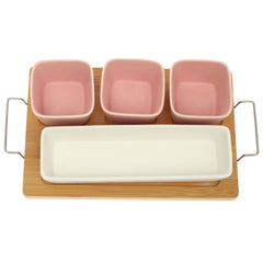 4Pcs Sauce Dish W/Base Set 1001-19