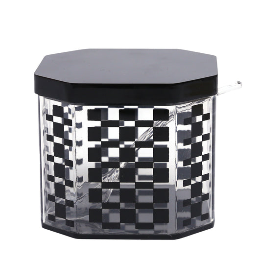 Black Diamond Cut Sugar Pot - Habitt