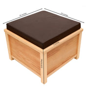 Wooden Storage Box seat